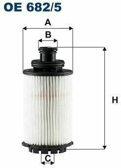 FILTRON OIL FILTER OPEL ANTARA A, CASCADA, INSIGNIA A, INSIGNIA A COUNTRY - 95528277H