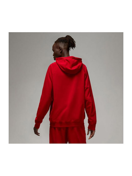 Dri-Fit Sweatshirt with Hood Red