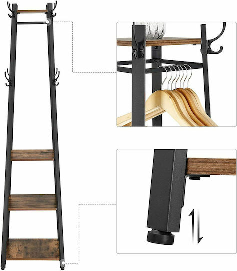 Eingangsmöbel mit Garderobe 45x45x181cm