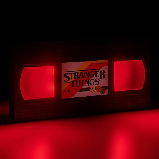 Paladone Stranger Things - VHS Logo Light Декоративна Лампа Панел Черен