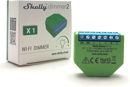 Shelly Dimmer 2 Smart Switch Dimmer Wi-Fi (χωρίς Ουδέτερο)