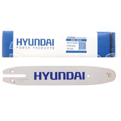 Hyundai Chainsaw Blade Chainsaw Blade 25cm for Chain with Pitch 1/4", Guide Bar Thickness .050"-1.3mm & Number of Drivers 60E HGB08