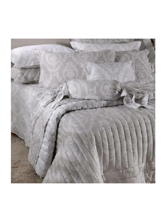 Down Town Home 739 Coverlet Single Cotton Satin Beige 175x255cm