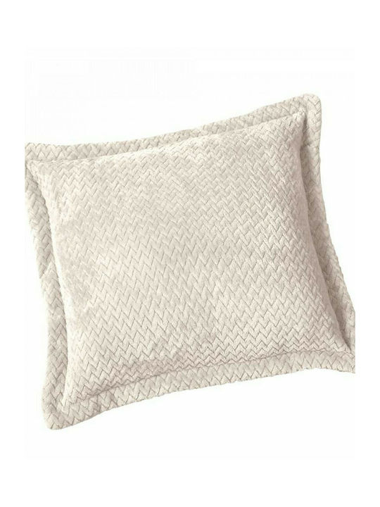 Guy Laroche Rombus Κουβέρτα Fleece Μονή 160x220εκ. Ecru