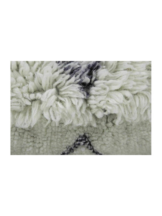 Fotolii Puf Bolster Impermeabil Berber Soul Albă 70x70x20cm