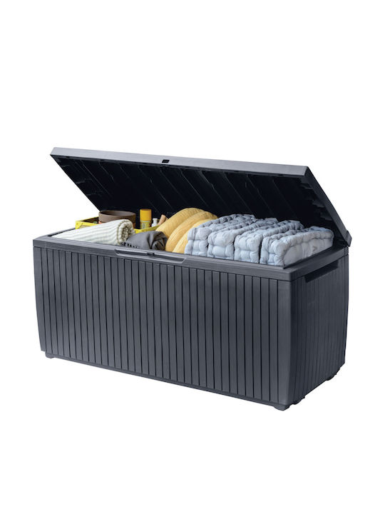 Keter Cutie de depozitare pentru exterior Springwood Plastic 305lt Grafit L123xW53xH57buc
