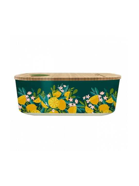 Chic Mic Bioloco Plant Lemons Кутия за обяд Пластмаса Зелен 18x9.5см 1бр