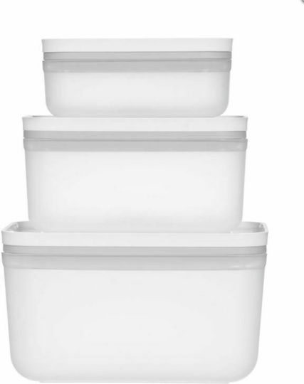 Zwilling J.A. Henckels Комплект Бели Пластмасови Кутии За Храна 3 Бройки