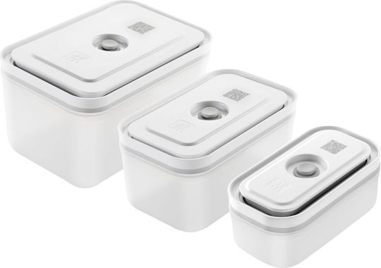 Zwilling J.A. Henckels Комплект Бели Пластмасови Кутии За Храна 3 Бройки