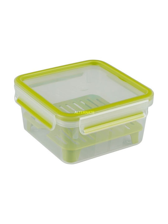 Emsa Clip & Go Lunchbox Kunststoff Green Geeignet für die Mikrowelle 1300ml 1Stück