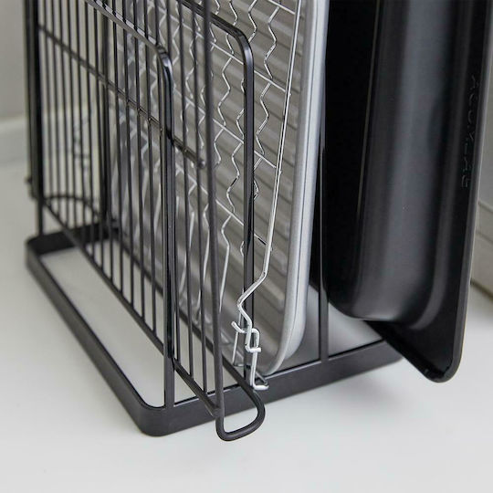 Yamazaki Tabletop Metal Base 19.5x19.5x19.5 cm Black