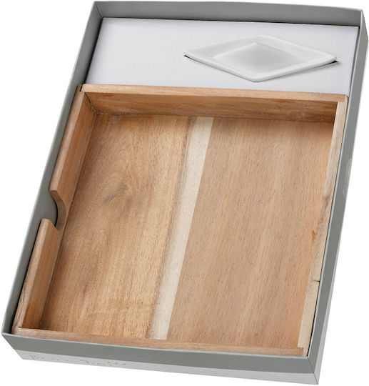 Raeder Wooden Napkin Holder Boat Brown 18x18cm RD0012960