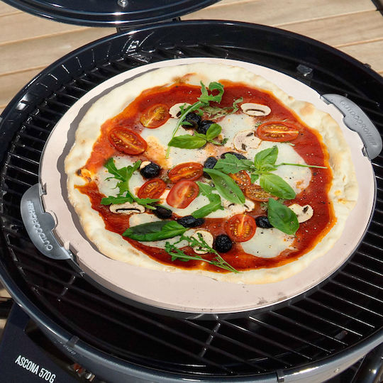 570 Backblech Pizza Beidseitig mit Keramik Wohnung Oberfläche 43.5x43.5x3.5cm