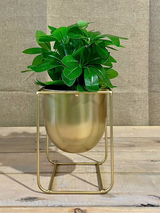 JK Home Decoration Horus Blumentopf Metall Gold JK Home Decoration Horus Blumentopf Metall Gold