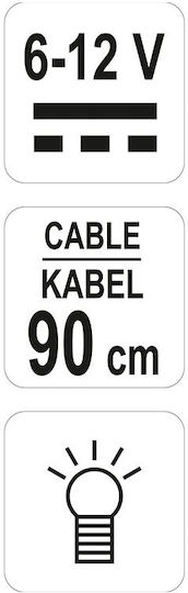Yato Апарат за измерване на напрежение YT-02866 с обхват на измерване 6 - 12V