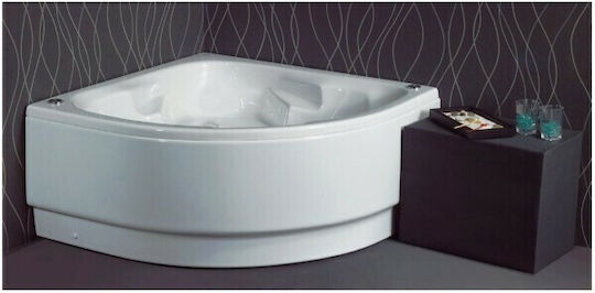 Sanitec Samantha Acrylic Corner Bathtub 105x105cm