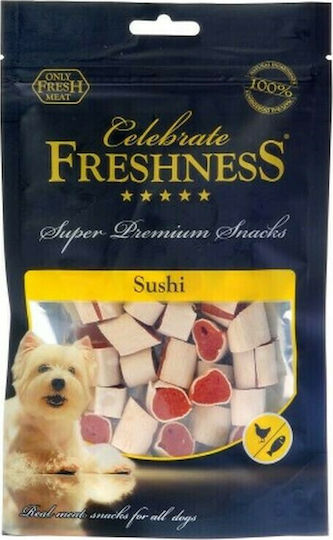 Celebrate Freshness Sushi Dog Treat Diet Grain Free with Chicken and Fish 100gr 84003