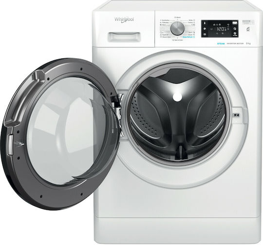 Whirlpool Пералня 9кг с Парна Технология 1400 Оборота 6th Sense FFB 9469 BV EE