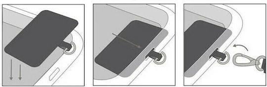 Cross Body Universal Nackenriemen Γκρι Ανοιχτό 100.0907