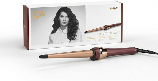 Babyliss Berry Crush Wand Conical Hair Curling Iron 2523PE