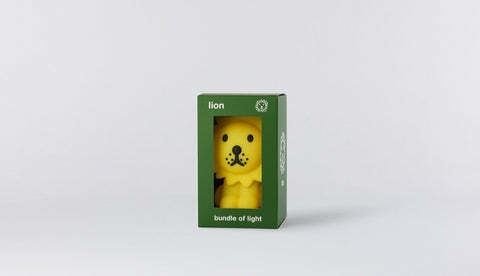 Mr Maria LED Kinder Dekorative Lampe Lion Gelb 9.3x8x12.6εκ.