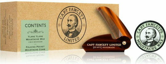 Captain Fawcett's Ylang Ylang με Κερί & Αναδιπλωμένη Χτένα 15ml