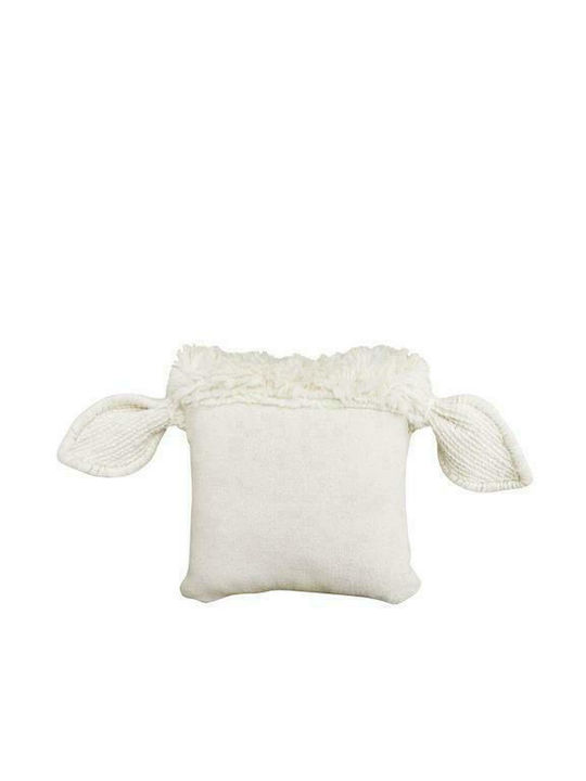 Lorena Canals Kinder Wurfkissen Nose Sheep Rosa 35x35cm