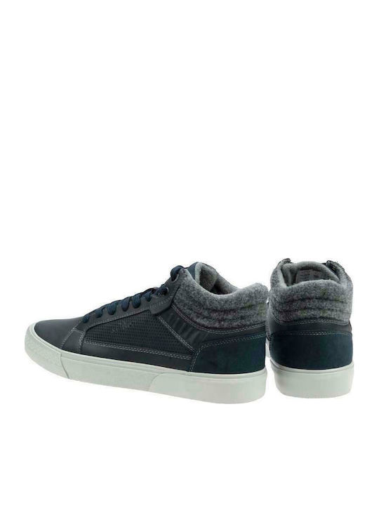 Navy Blue Men's Boots
