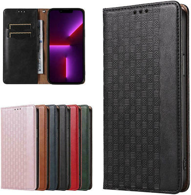 Hurtel Magnet Wallet Δερματίνης Μαύρο (iPhone 12 / 12 Pro)