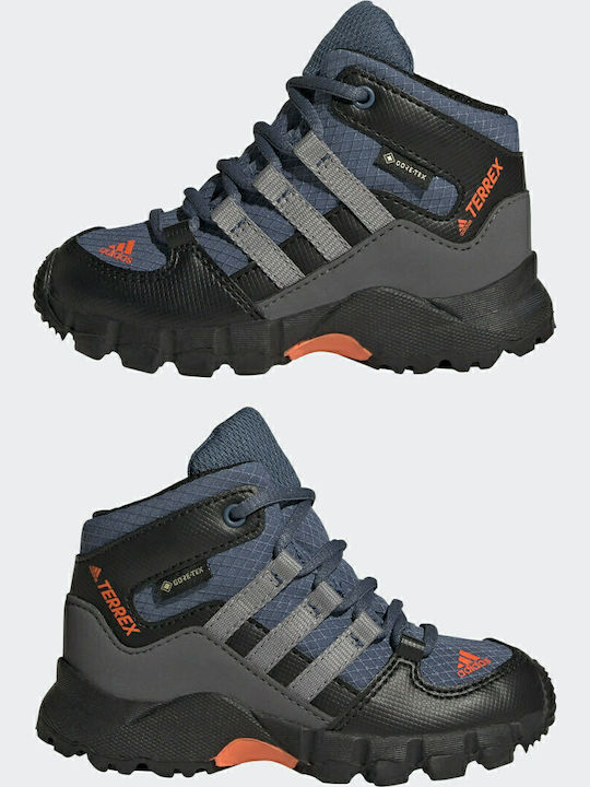 Kids Waterproof Hiking Boots Terrex Mid Wonder Steel / Grey Three / Impact Orange