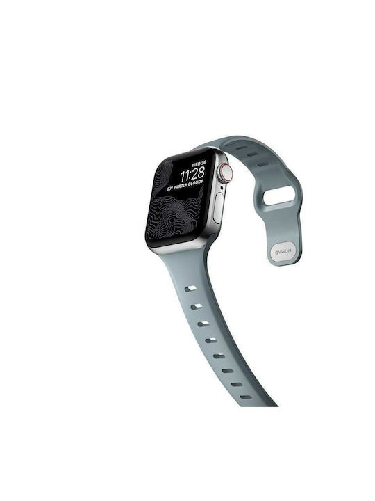 Nomad Sport Slim Strap Silicone with Pin Glacier Blue (Apple Watch 38/40/41/42mm) NM01139485