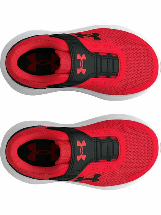Surge 3 Kids Sports Shoes Running with Hoop & Loop Closure Red
