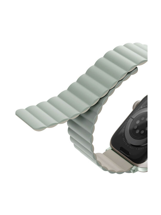 Uniq Revix Armband Silikon Sage / Beige (Apple Watch 38/40/41mm) UNIQ-41MM-REVSAGBEG