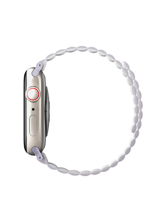 Uniq Revix Λουράκι Σιλικόνης Lilac / White (Apple Watch 42/44/45mm)