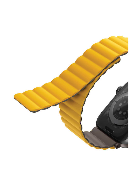 Uniq Revix Λουράκι Σιλικόνης Mustard / Khaki (Apple Watch 42/44/45mm)