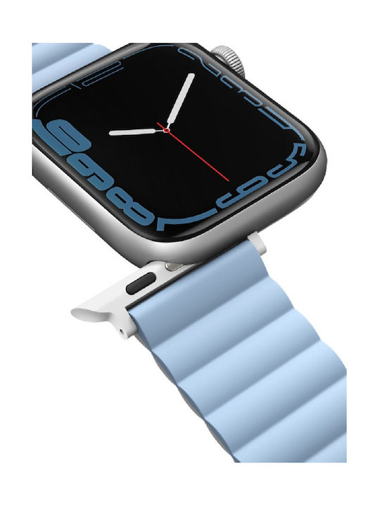 Uniq Revix Λουράκι Σιλικόνης White / Blue (Apple Watch 42/44/45mm)