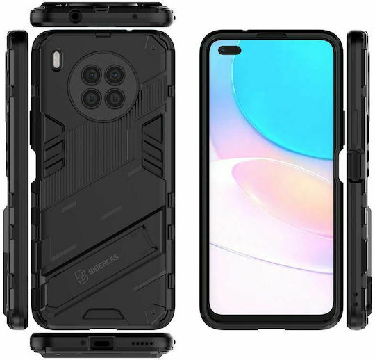Tech-Protect Kickstand Back Cover Plastic Negru (Huawei Nova 8i)