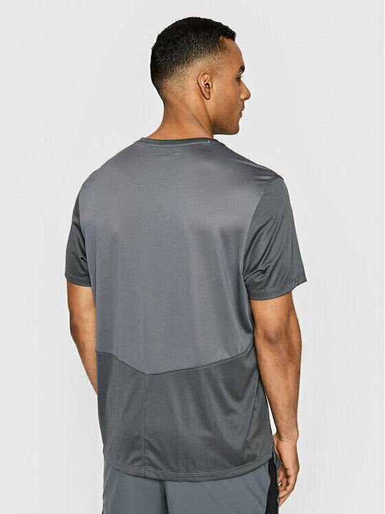 Under Armour Speed Stride 2.0 Αθλητικό Ανδρικό T-shirt Pitch Gray με Λογότυπο