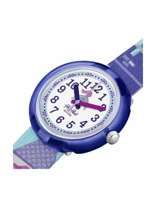 FlikFlak Knighthood Kids Analog Watch with Fabric Strap Multicolour