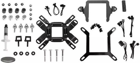 Lian Li Galahad 240 AIO v2 v2 Water Cooling System AIO CPU with 2 120mm Fans and RGB Lighting Silver