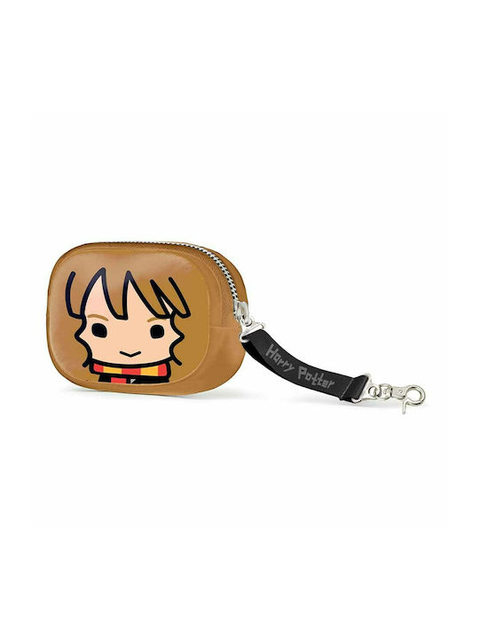 HARRY POTTER BROWN PILL COIN PURSE HERMIONE CHIBI-02826