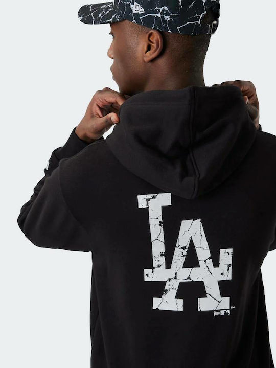 Seasonal Infill Los Angeles Sweatshirt with Hood Black