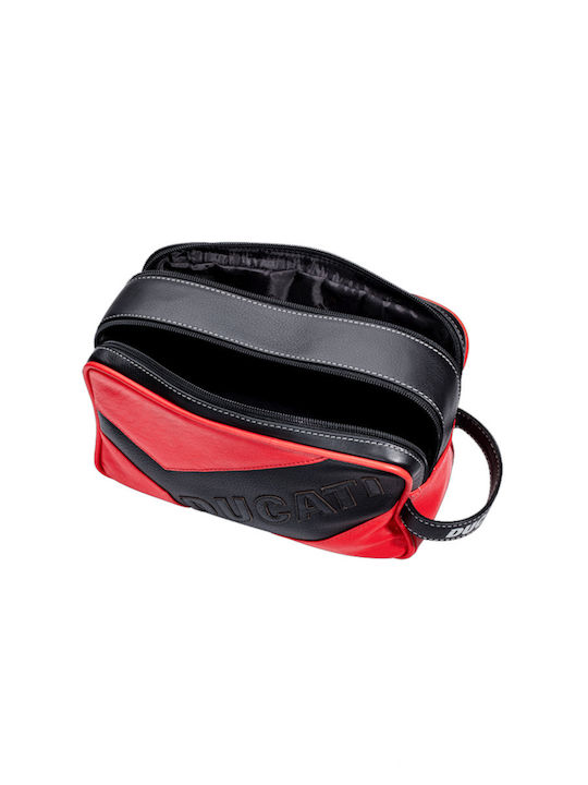 Ducati Toiletry Bag Tagliato in Black color 23cm