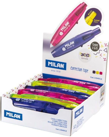 Milan Korrekturprodukt Klebeband Gelb (Verschiedene Designs oder Farben)