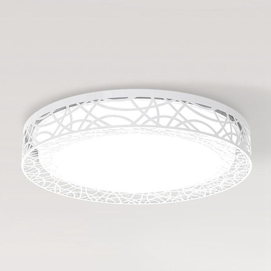 Yeelight Smart Πλαφονιέρα Οροφής Λευκή με Ενσωματωμένο LED