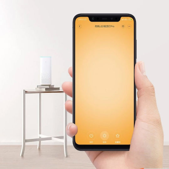 Yeelight Smart Πλαφονιέρα Οροφής Λευκή με Ενσωματωμένο LED