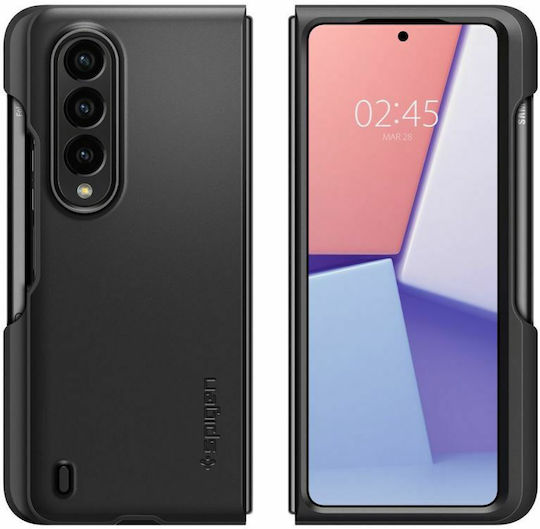 Spigen Thin Fit Pen Edition Umschlag Rückseite Kunststoff 1.55mm Schwarz (Galaxy Z Fold4)