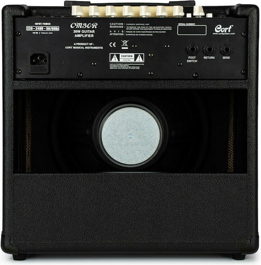 Cort CM30R BK Combo Ενισχυτής Ηλεκτρικής Κιθάρας 1 x 10" 30W Μαύρος