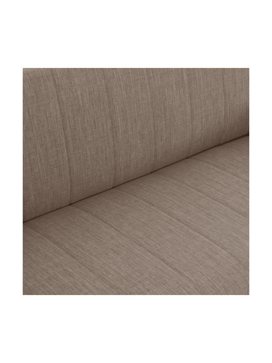 Andri Триместен Диван Спалня със Складово Пространство Бежов 180x72x77см
