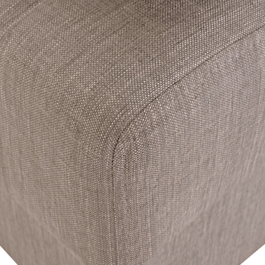 Andri Three-Seater Couch Bed with Storage Space Beige 180x72x77 cm